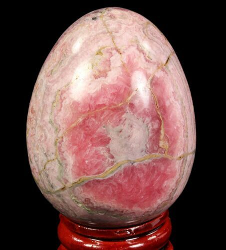 Polished Rhodochrosite Egg - Argentina #79271